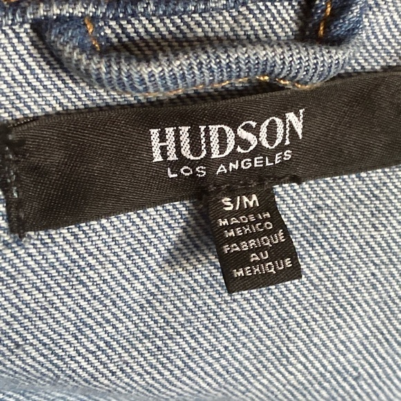 HUDSON Trucker Denim Jean Jacket Size S/M Excellent Condition Gorpcore - Picture 6 of 12